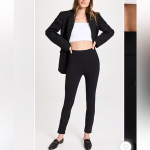 Spanx Back Seam Pants Size Medium Black